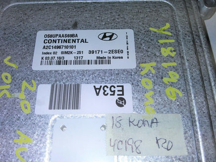 2008 Kia Kona ecm ecu computer 39171-2ESE0 - Swan Auto