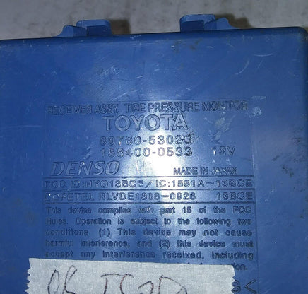 2008 Lexus IS250 tire pressure monitor 89760-53020 - Swan Auto