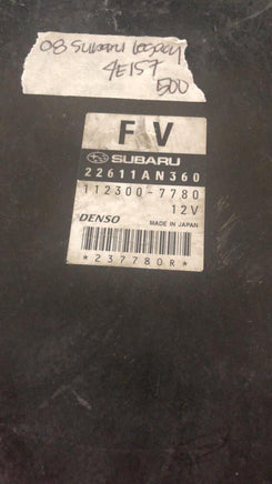 2008 Subaru Legacy ecu ecm computer 22611AN360 - Swan Auto