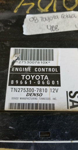 2008 Toyota Solara ecu ecm computer 89661-06G01 - Swan Auto