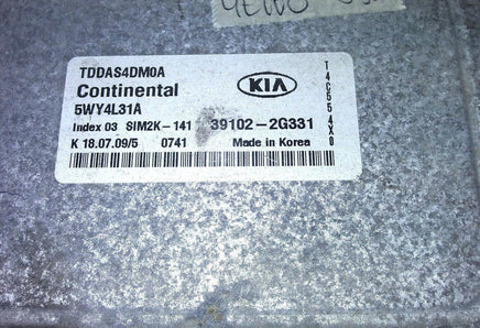 2010 Kia Forte ecu ecm computer 39102-2G331 - Swan Auto