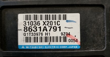 2010 Mitsubishi Lancer tcm transmission computer 8631A791 - Swan Auto