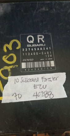 2010 Subaru Forester ecu ecm computer 22765AA341 - Swan Auto