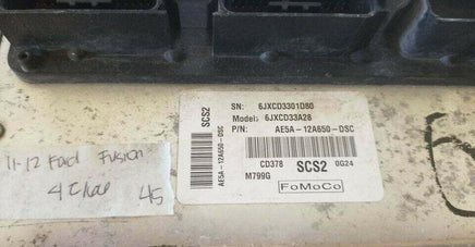 2011-2011 Ford Fusion ecm computer AE5A-12A650-DSC - Swan Auto