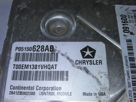 2011-2012 Dodge Avenger or Chrylser 200 ecu ecm computer P05150628AB **Tested** - Swan Auto