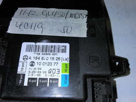 2011-2012 Mercedes GL450 ML350 passenger door control module A 164 870 16 26 - Swan Auto