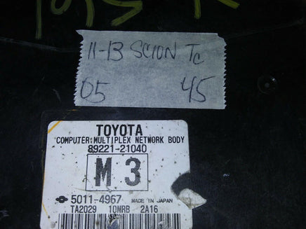 2011-2013 Scion tC multiplex relay module 89221-21040 - Swan Auto