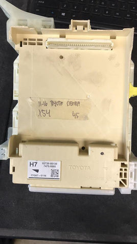 2011-2016 Toyota Sienna fuse junction box 82730-08130 - Swan Auto