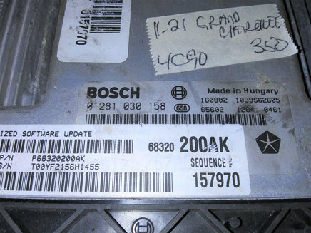 2011-2021 Jeep Grand Cherokee ecm ecu computer P68320200AK - Swan Auto