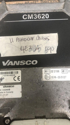 2011 Auto Car Chasis control module computer K029658 **Tested** - Swan Auto