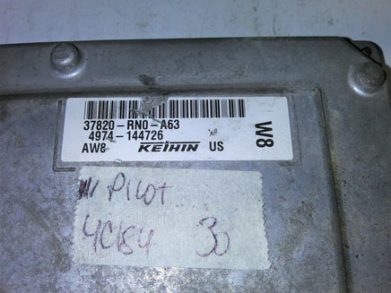 2011 Honda Pilot ecm ecu computer 37820-RN0-A63 - Swan Auto