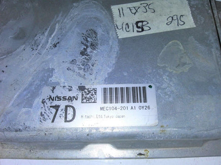 2011 Infiniti EX35 ecm ecu computer MEC104-201 - Swan Auto