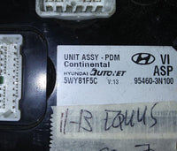 2012-2013 Hyundai Equus Civic Power Distribution Unit Module 95460-3N100 - Swan Auto