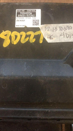 2012-2013 Toyota Prius ecu ecm computer 89661-47362 - Swan Auto