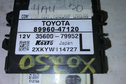 2012-2014 Toyota Prius headlight leveling control module 89960-47120 - Swan Auto