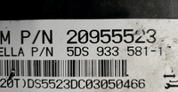 2012 Chevy Traverse seat control module 20955523 - Swan Auto