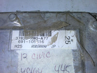 2012 Honda Civic ecm ecu computer 37820-RW0-A77 - Swan Auto