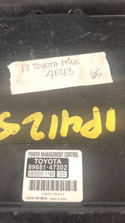 2012 Toyota Prius ecm computer 89681-47302 - Swan Auto