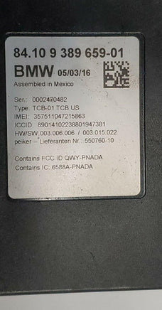 2013-2016 BMW 535 535i telematics module 84.10 9 389 659-01 - Swan Auto