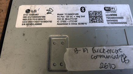 2013-2019 Buick Encore Communication Module 23359998 - Swan Auto
