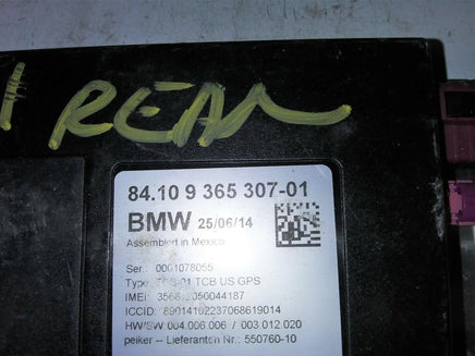 2013 BMW 328i 328 telematics control module 84.10 9 365 307-01 - Swan Auto