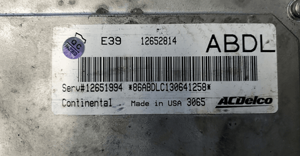 2013 Chevrolet Malibu ecm ecu computer 12652814 **tested** - Swan Auto
