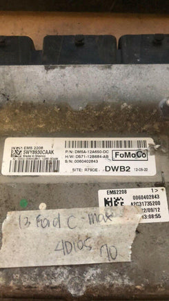 2013 Ford C-Max ecm ecu computer DM5A-12A650-DC - Swan Auto