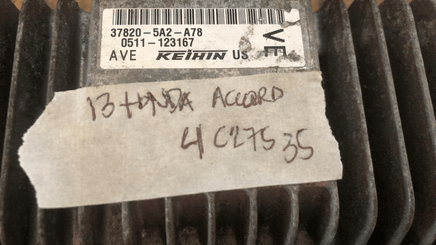 2013 Honda Accord ecm ecu computer 37820-5A2-A78 - Swan Auto