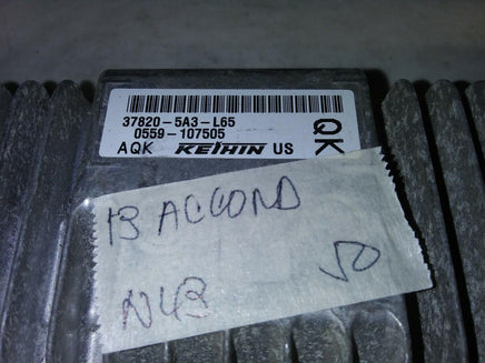 2013 Honda Accord ecm ecu computer 37820-5A3-L65 - Swan Auto