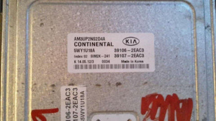 2013 Kia Soul ecm ecu computer 39106-2EAC3 - Swan Auto