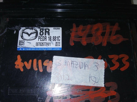 2013 Mazda 3 Mazda3 ecm ecu computer PEDR 18 881C - Swan Auto