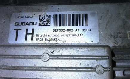 2013 Subaru Legacy ecu ecm computer 22611AW771 - Swan Auto