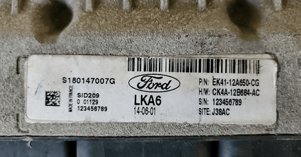2014-2015 Ford Transit ecm ecu computer EK41-12A650-CG - Swan Auto