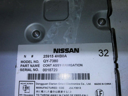 2014-2015 Infiniti Q50 gps navigation control module 25915 4HB0A - Swan Auto