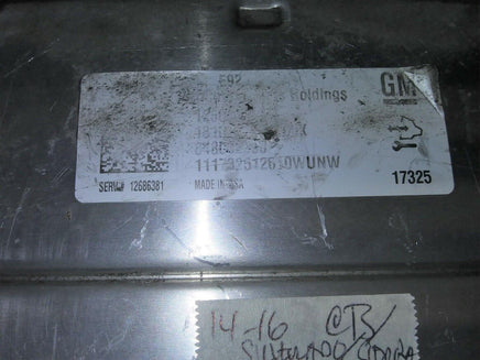 2014-2016 Cadillac CTS Sierra or Silverado ecm ecu computer 12686381 - Swan Auto
