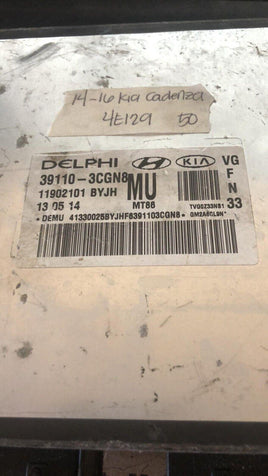 2014-2016 Kia Cadenza ecm ecu computer 39110-3CGN8 - Swan Auto