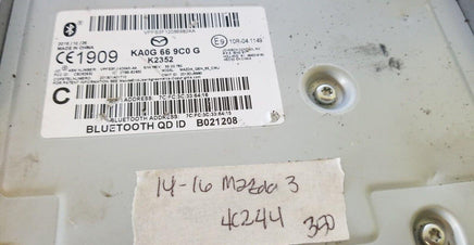 2014-2016 Mazda 3 Mazda3 Bluetooth control module KA0G 66 9C0 G - Swan Auto
