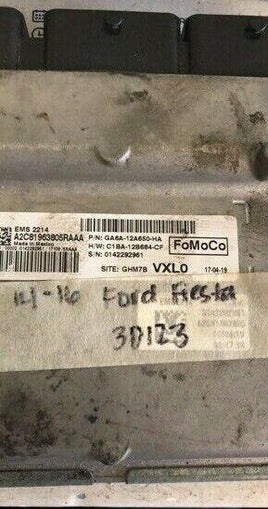 2014-2017 Ford Fiesta ecm ecu computer GA6A-12A650-HA - Swan Auto