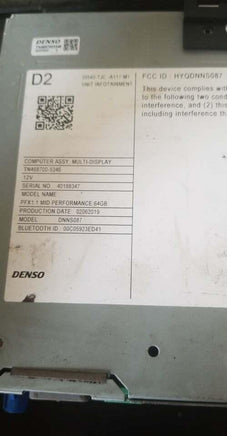 2014-2017 Honda Odyssey infotainment control module 39540-TJC-A117-M1 - Swan Auto
