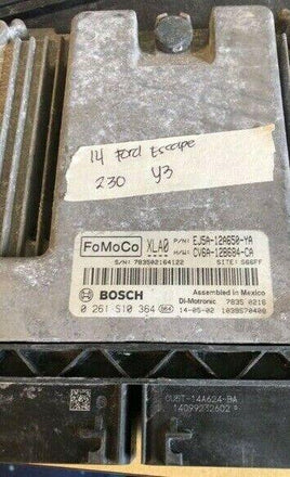 2014 Ford Escape ecm ecu computer EJ5A-12A650-YA - Swan Auto