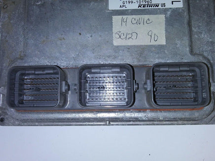 2014 Honda Civic ecm ecu computer 37820-R2J-L84 - Swan Auto