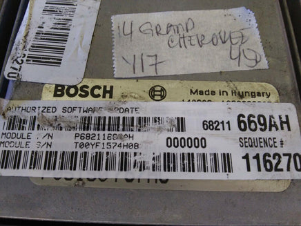 2014 Jeep Grand Cherokee ecm ecu computer P68211669AH - Swan Auto