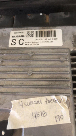 2014 Subaru Forester ecu ecm computer DEF002-102 - Swan Auto