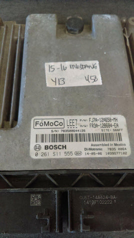 2015-2016 Ford Mustang ecm ecu computer FJ7A-12A650-MH - Swan Auto