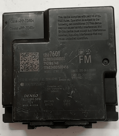 2015-2017 Cadillac ATS or CTS keyless receiver module 13507601 - Swan Auto