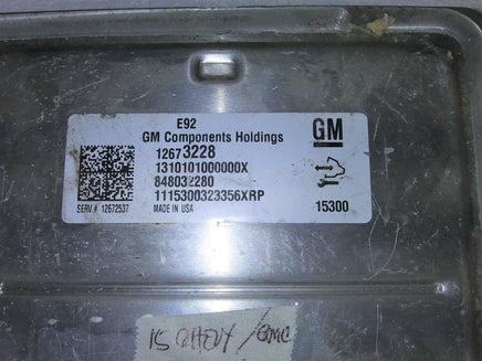 2015 Chevrolet or GMC Pickup ecu ecm computer 12673228 **Tested** - Swan Auto