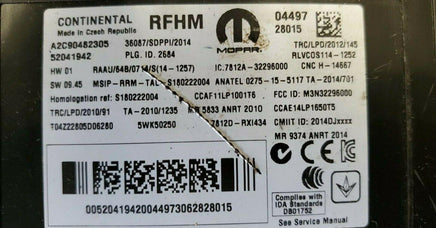 2015 Jeep Renegade keyless entry control module 52041942 - Swan Auto