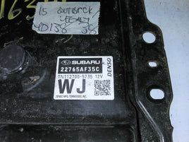 2015 Subaru Outlook or Legacy ecu ecm computer 22765AF35C - Swan Auto