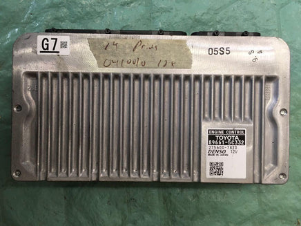 2015 Toyota Prius ecu ecm computer 89661-5C332 - Swan Auto