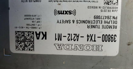 2016-2017 Acura RDX satelite reciever 39800-TX4-A212-M1 - Swan Auto
